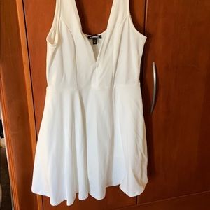 Express mini dress with shorts underneath